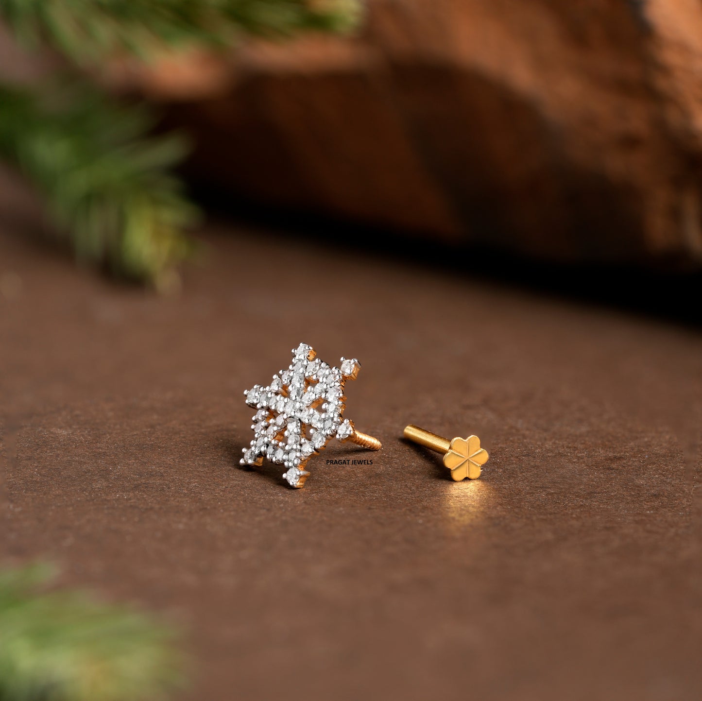 Indian Nose Stud Traditional Nose Stud Indian Nose pin