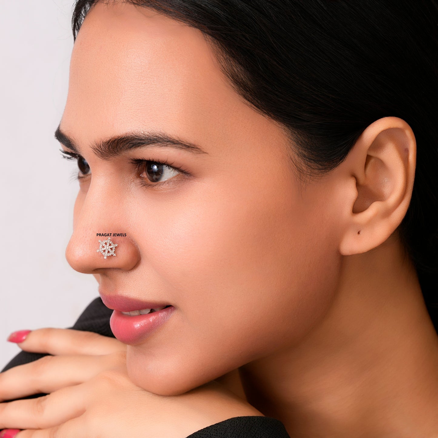 Indian Nose Stud Traditional Nose Stud Indian Nose pin