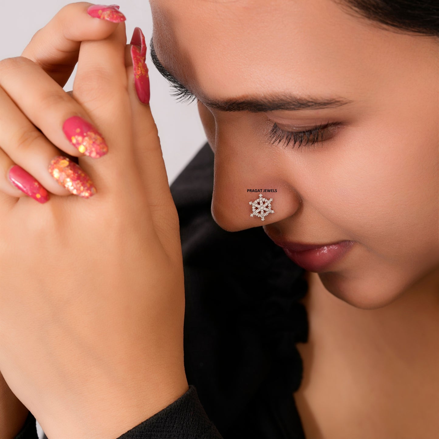 Indian Nose Stud Traditional Nose Stud Indian Nose pin