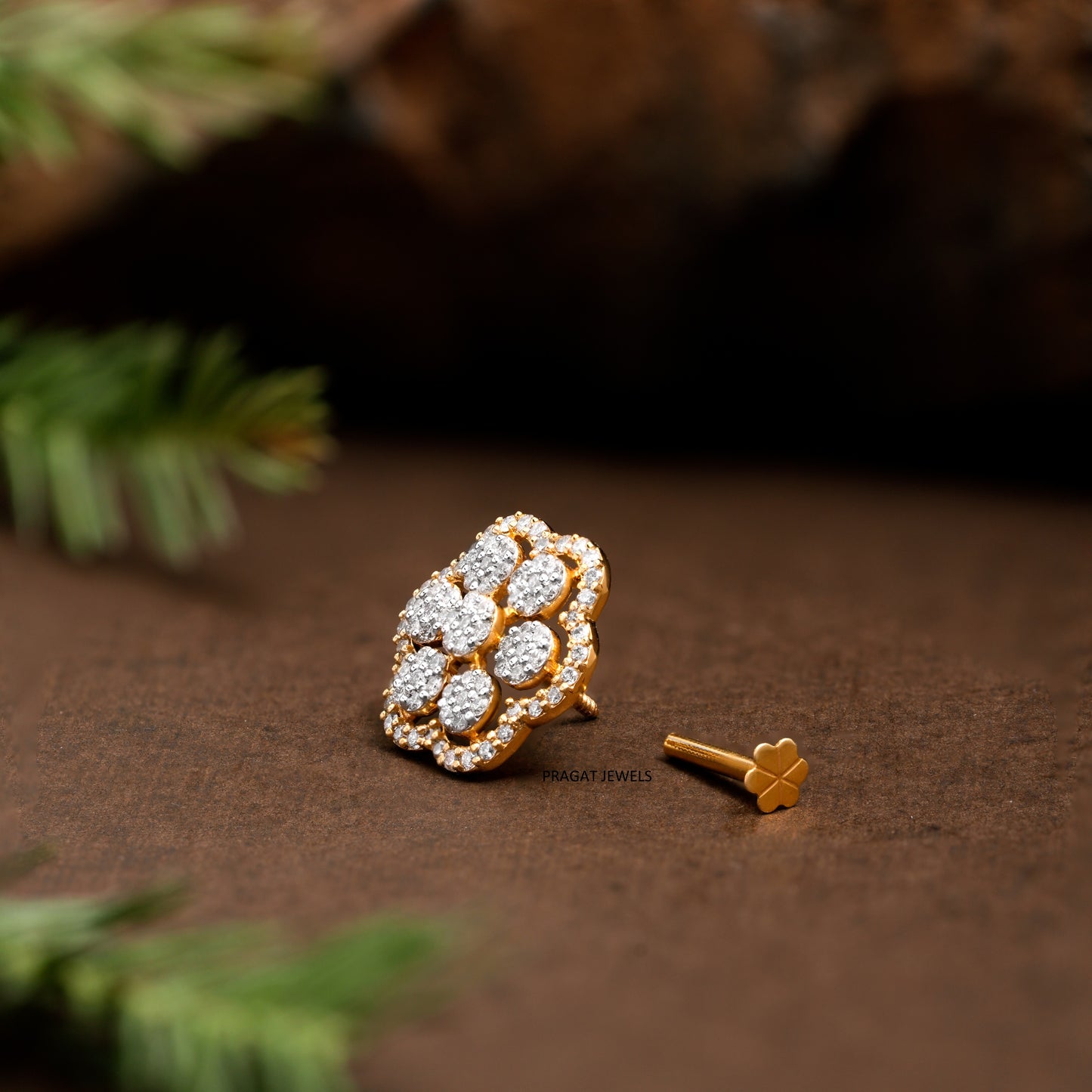 Traditional Nose Stud Indian Nosepin
