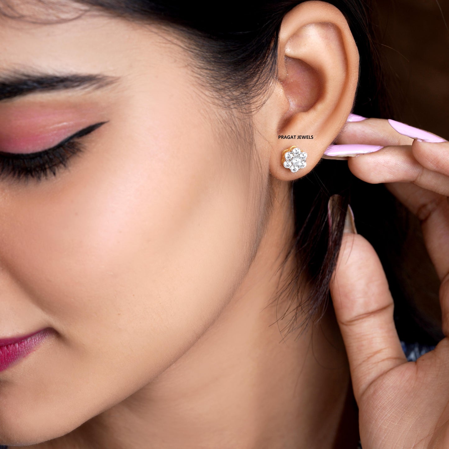 Flower Stud Style Earrings A Percious Gift for The Percious One.