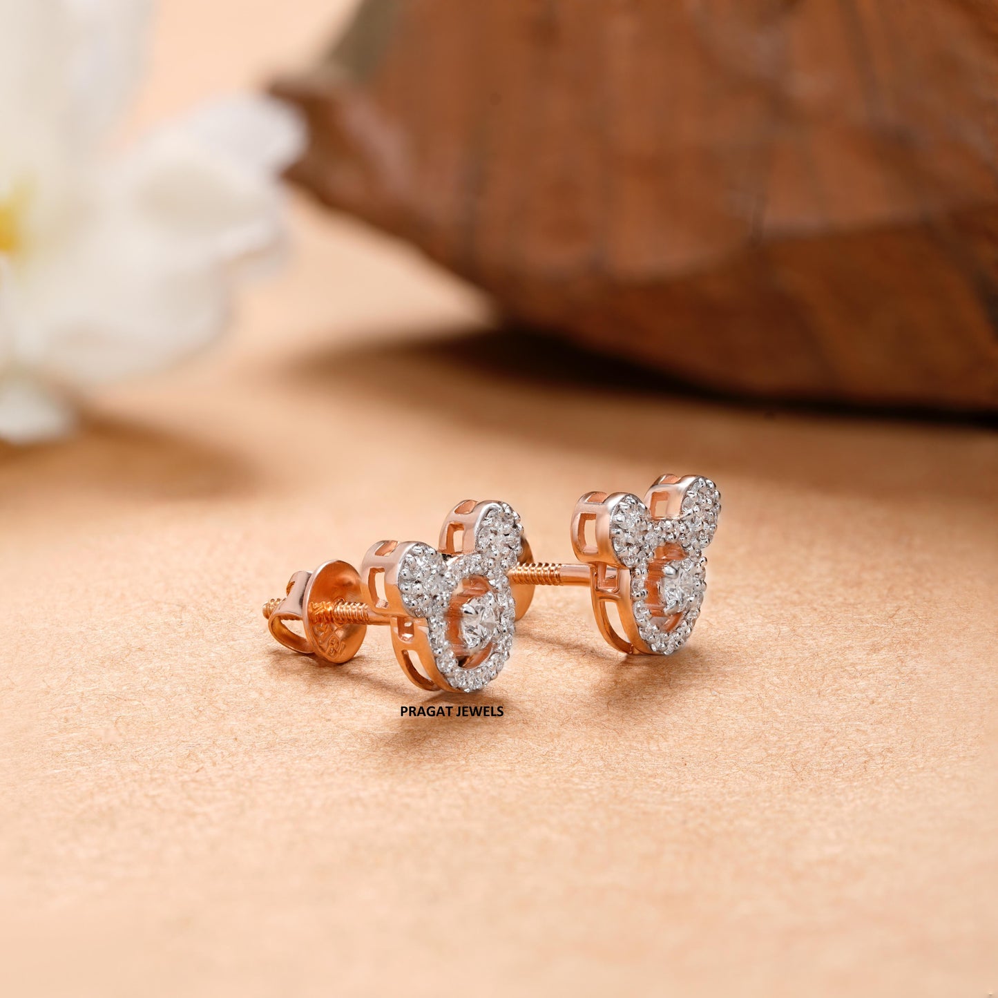 Rose Gold Earrings Rose Gold Earrings Rose Gold Wedding Earrings Rose Gold Bridal Jewelry Rose Gold Bridesmaid Jewelry