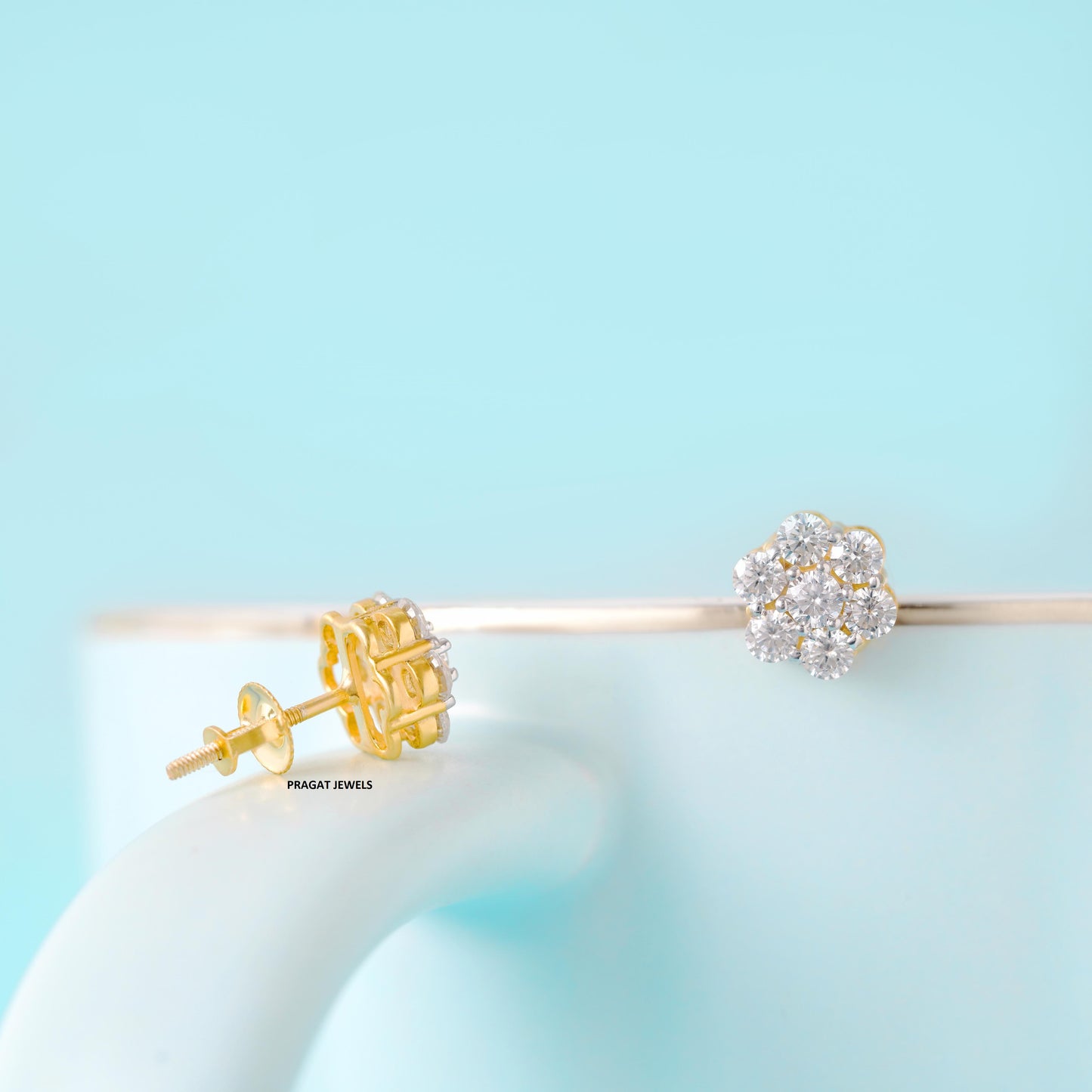 Flower Stud Style Earrings A Percious Gift for The Percious One.