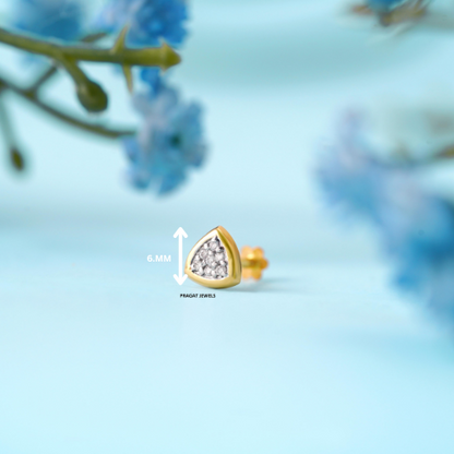 Celestial Star Nosepin ,Handcrafted Just for The star Of Your Life. - PRAGAT JEWELS