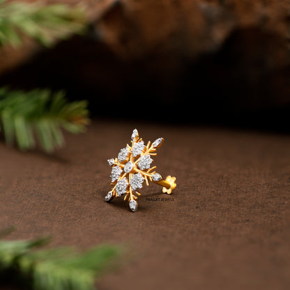Diamond cocktail Nosepin for women Gift for The Percious One.