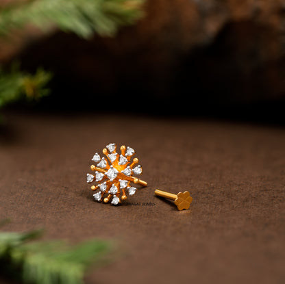 Indian Nose Stud Traditional Nose Stud Indian Nose pin - PRAGAT JEWELS