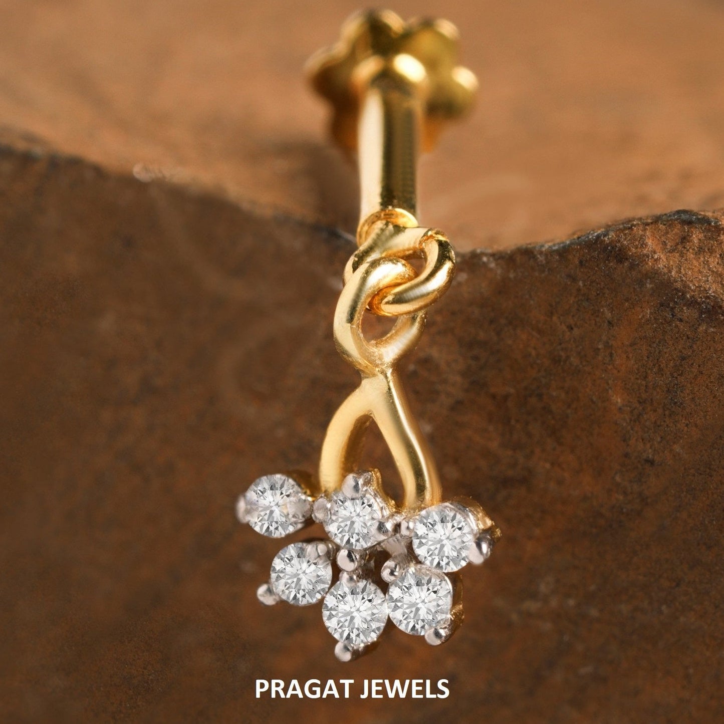 Gold Helix Bugadi, Sparkly Wear Alone or Stacked |A Percious Gift for The Percious One.