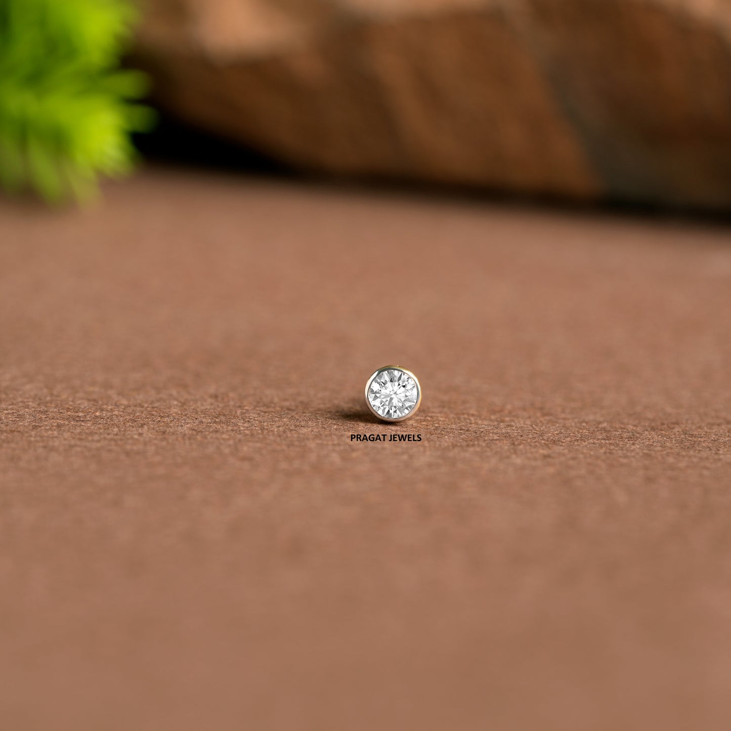 Natural Diamond Stud Diamond Nose Stud, Genuine Diamond Nose Stud,