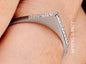 White Gold Brillant Cut Diamond  Ring, Hand crafted with love