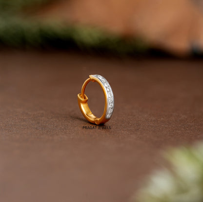 Gold Nose Ring, Sparkly Wear Alone or Stacked |A Percious Gift for The Percious One.