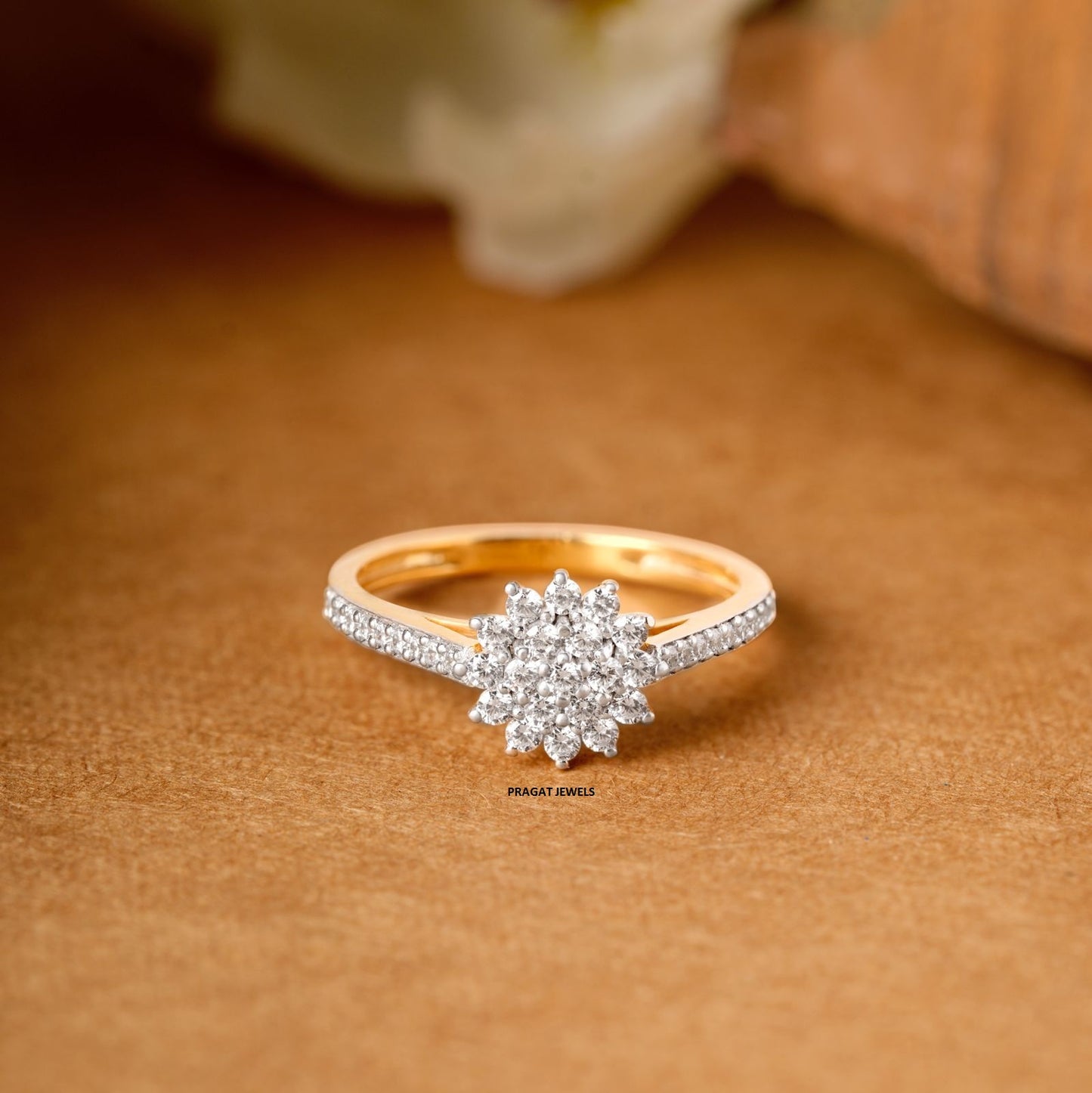 Flower Diamond Ring