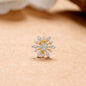 Traditional Nakfool Diamond Nosepin Solitaire Yellow Gold Brillant Cut Diamond Hand crafted with love