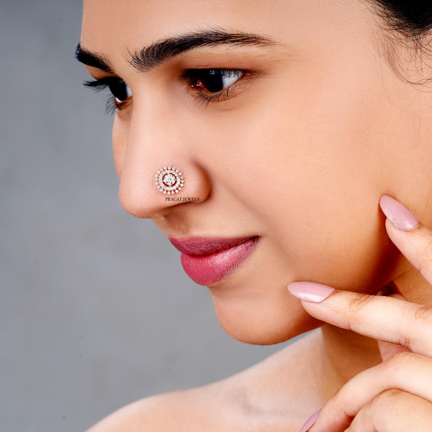 Quality Stud Only Nosepin A Percious Gift for The Percious One.