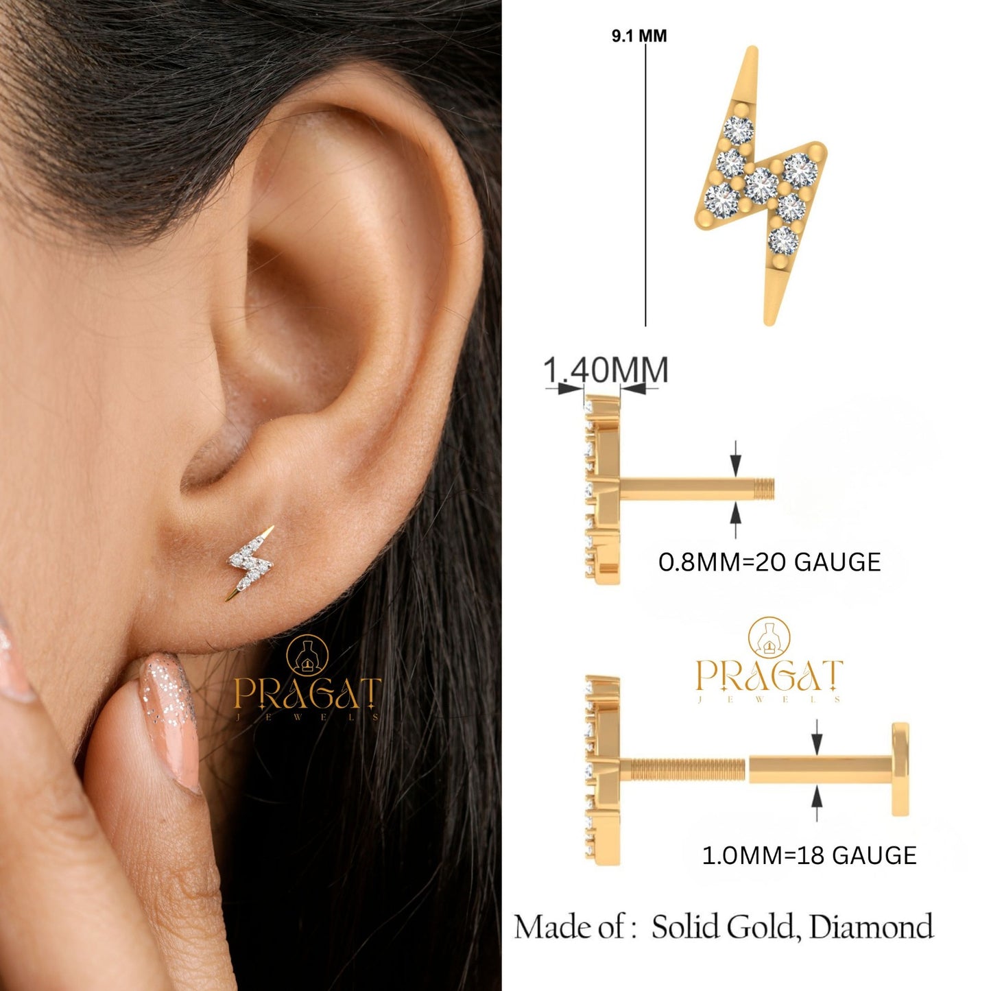 Tiny Diamond Stud Earrings | Minimalist Evil Eye Design | Handmade Dainty Jewelry”NP219