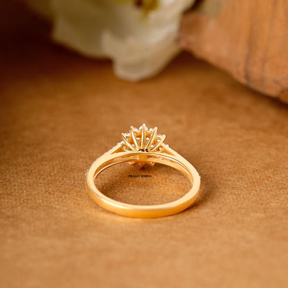 Flower Diamond Ring