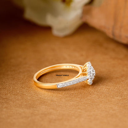 Flower Diamond Ring