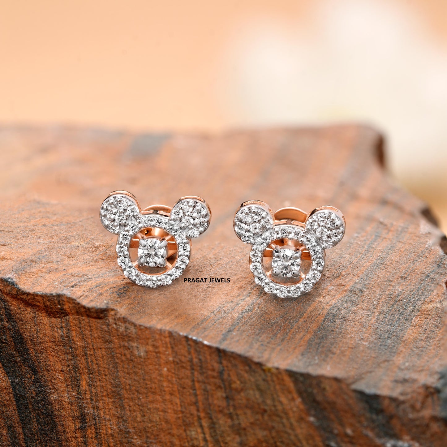 Rose Gold Earrings  Rose Gold Earrings Rose Gold Wedding Earrings Rose Gold Bridal Jewelry Rose Gold Bridesmaid Jewelry