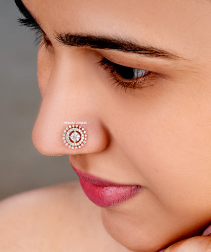 Diamond cocktail Nosepin for women Gift for The Percious One.